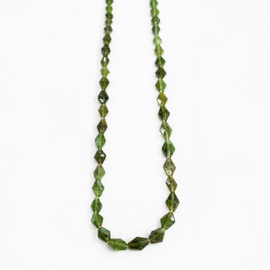 Green Tourmaline Beaded Strand