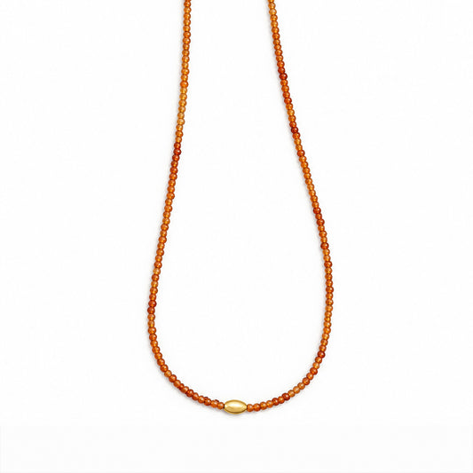 Zircon Beaded Necklace