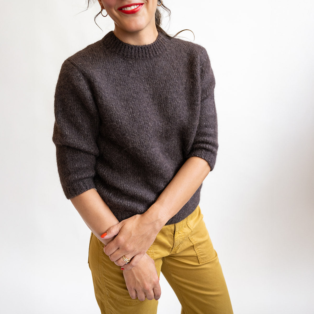 Loft Baby Crewneck Sweater in Soil