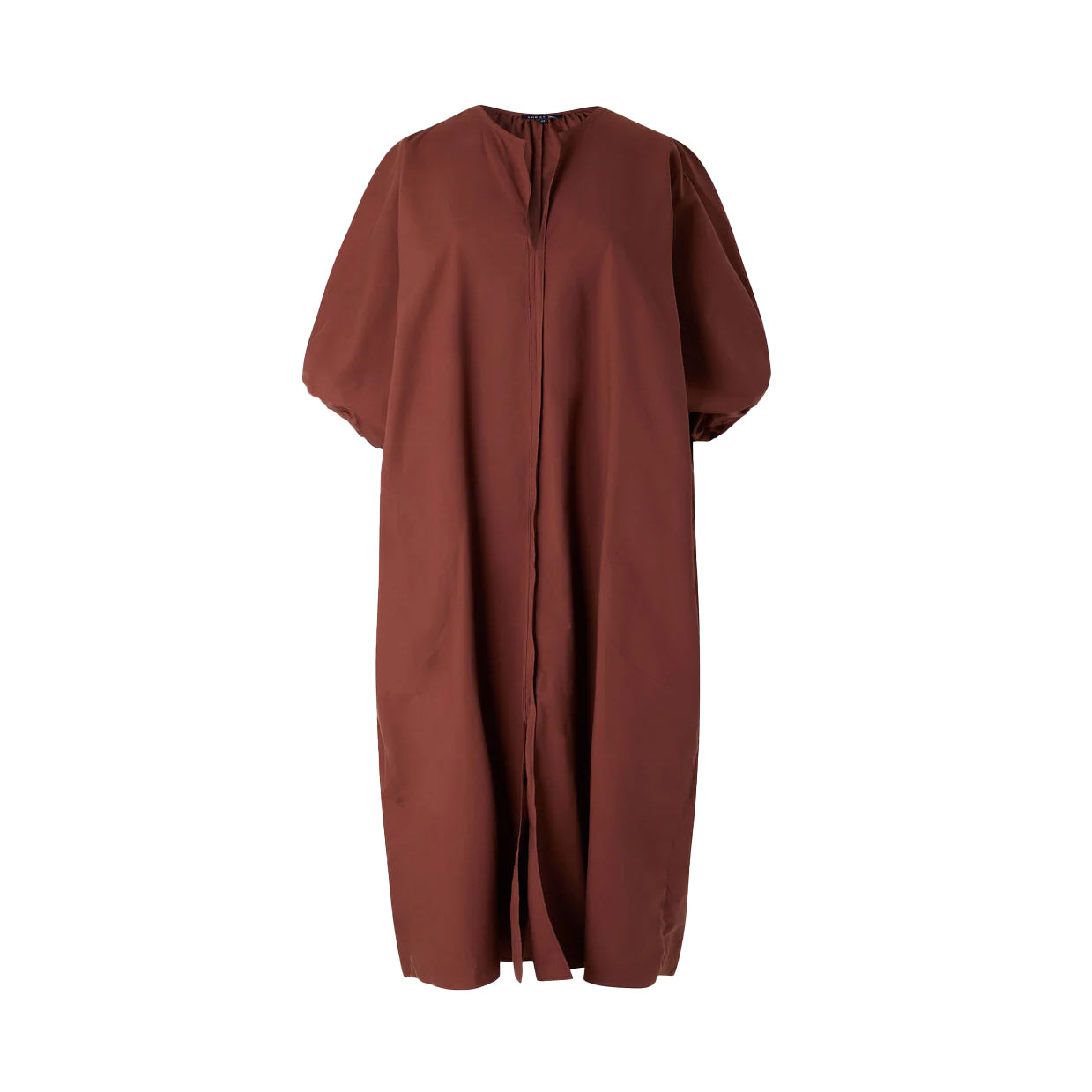 Alger Dress in Mahogany