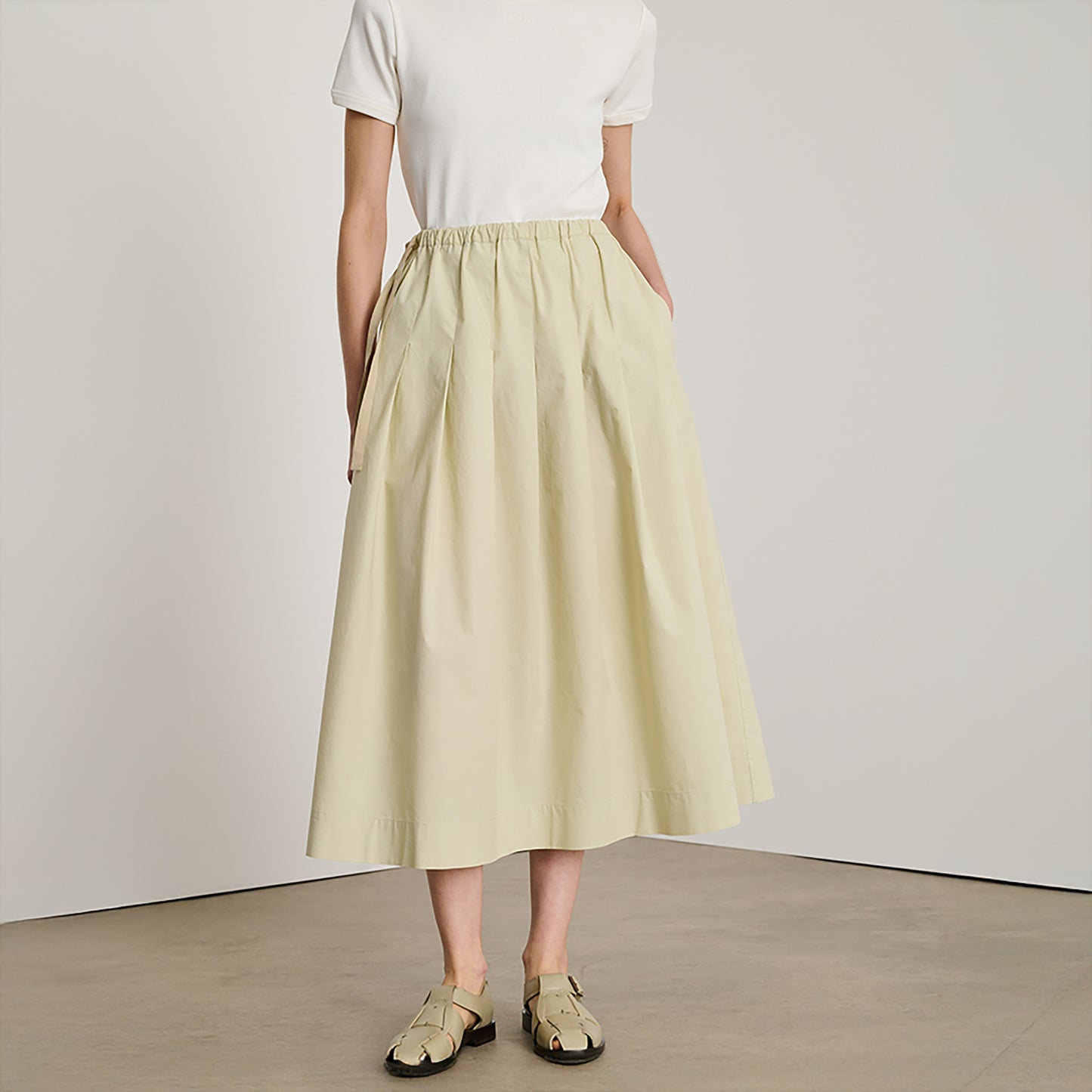 Amalia Skirt in Mastic