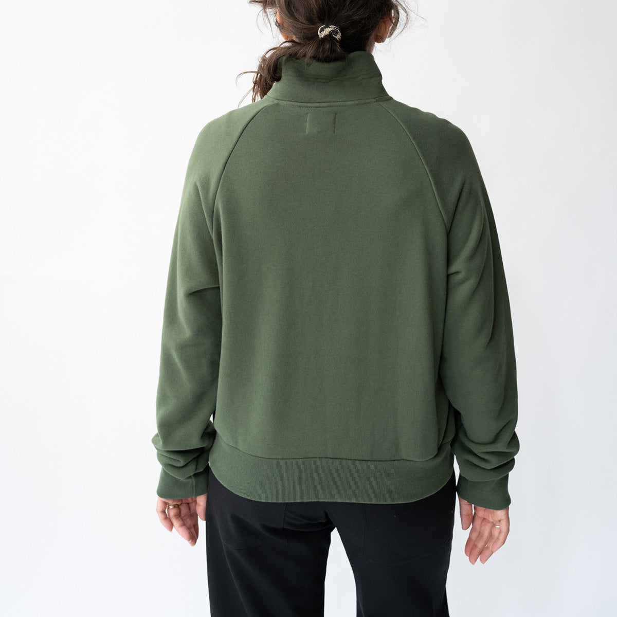 The Quarter Zip in Pine