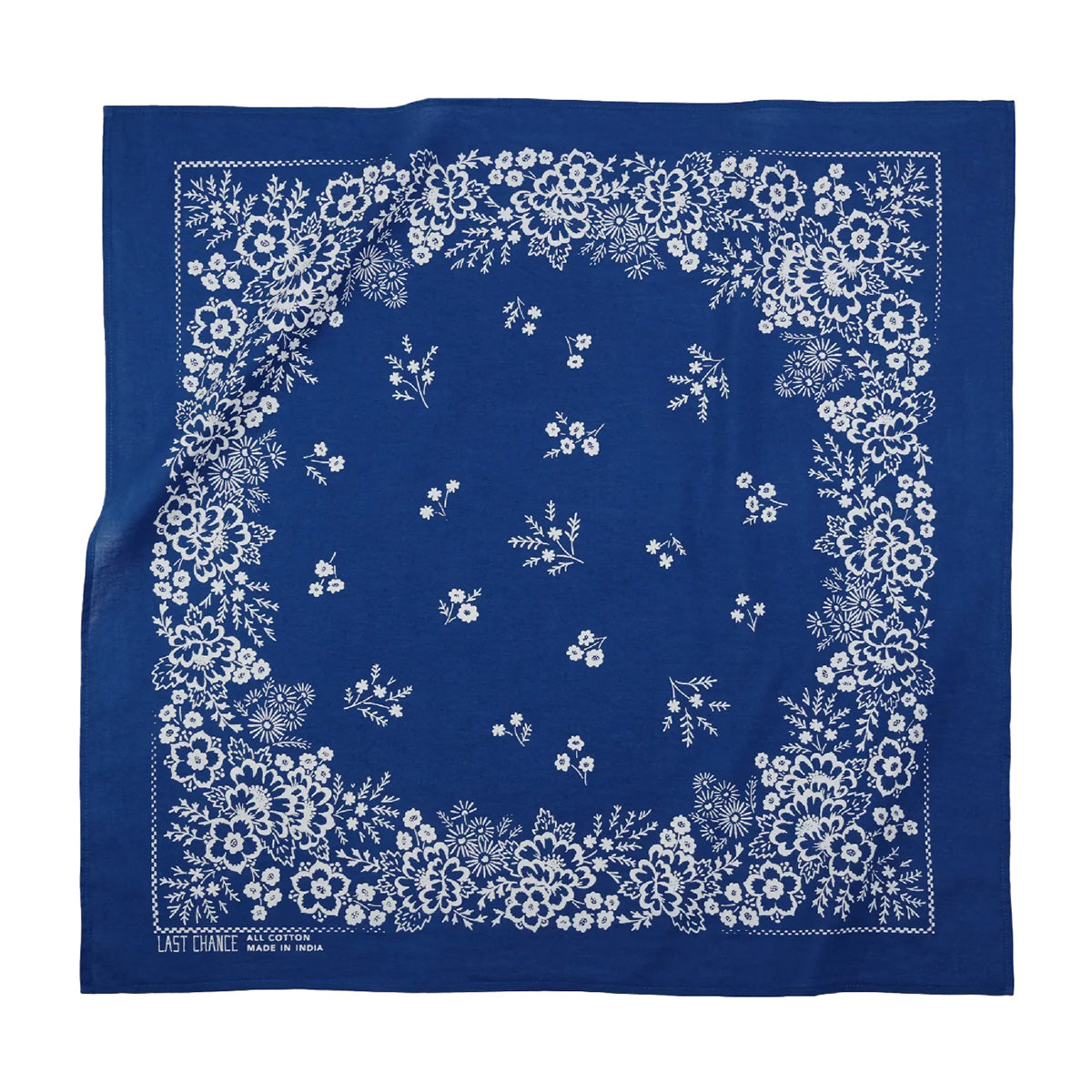 Cotton Field Bandana in Azure
