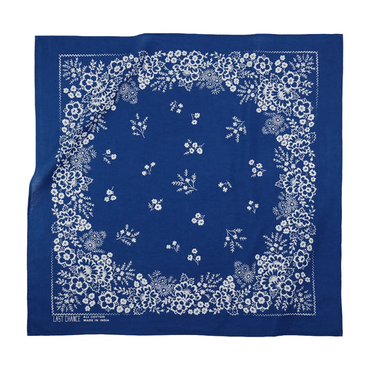 Cotton Field Bandana in Azure