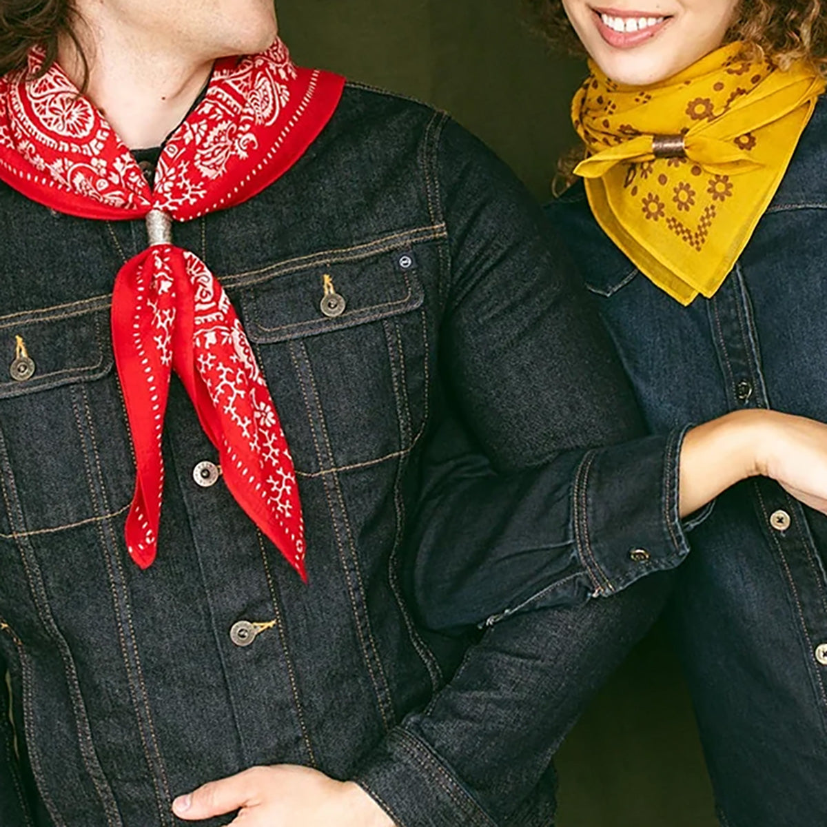 Cloud Wool Bandana in Osage