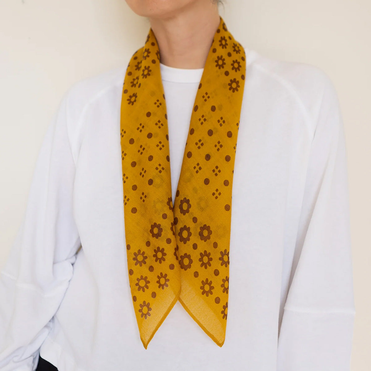 Cloud Wool Bandana in Osage