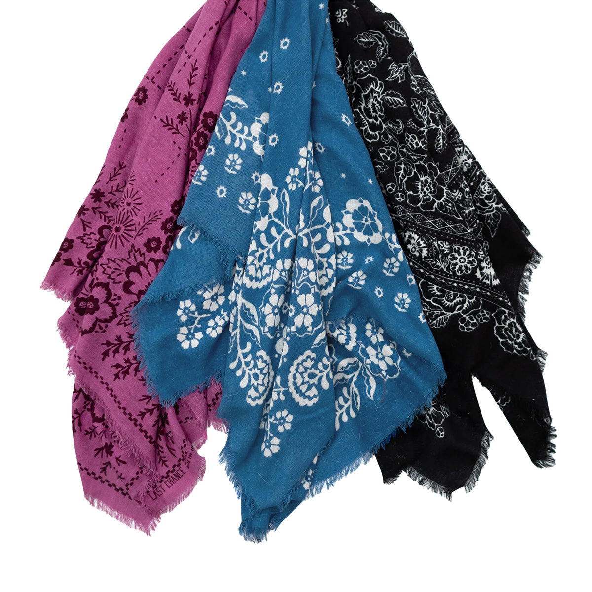 Big Silk Noil Bandana in Indigo
