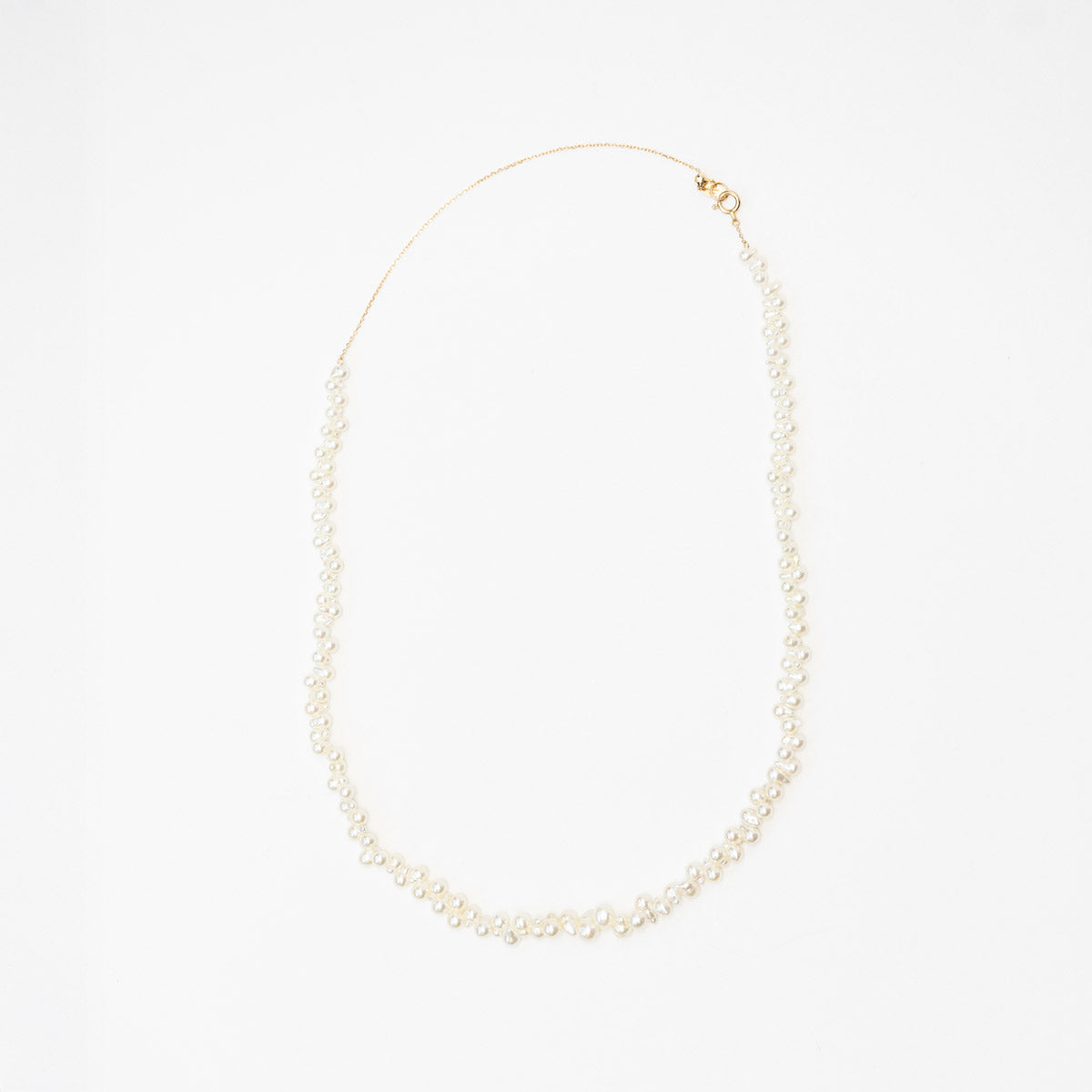 Sazare White Pearl Necklace