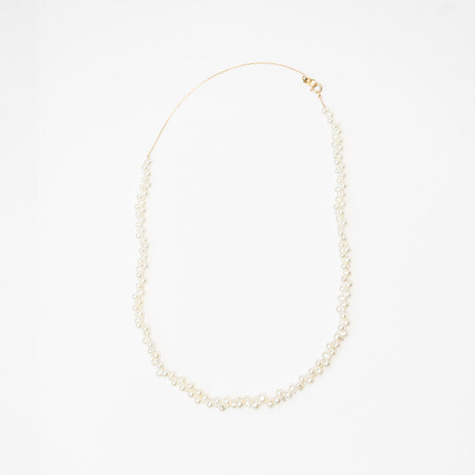 Sazare White Pearl Necklace