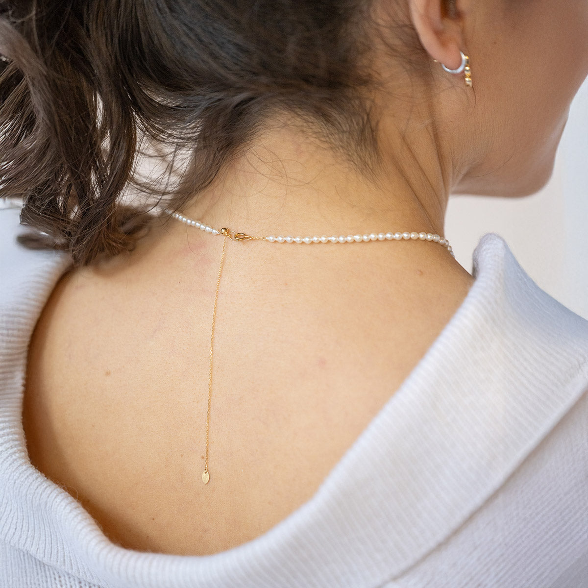 Sazare Ombre Pearl Necklace