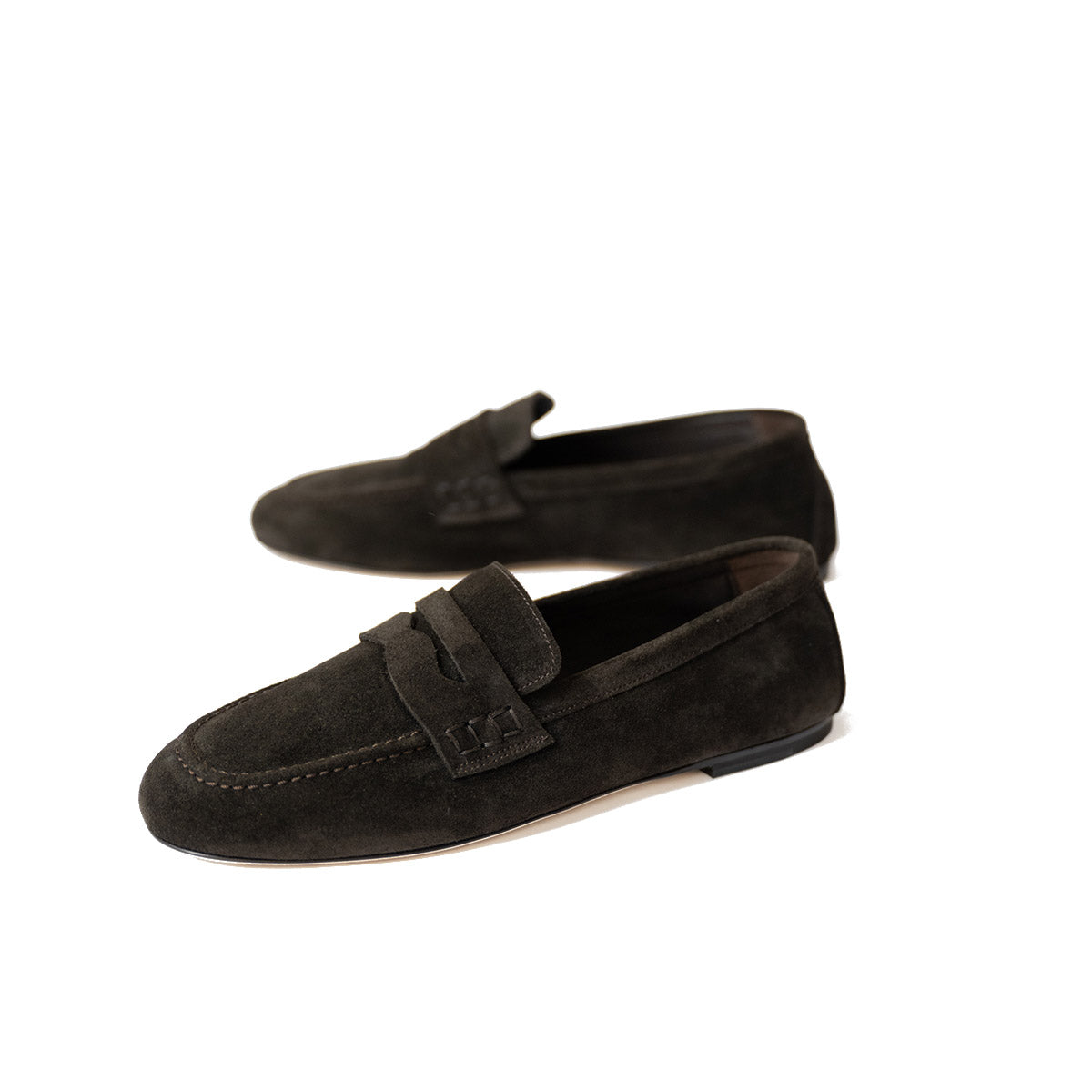 Balla Loafer in Espresso Suede