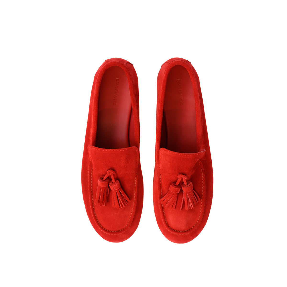 Balla Tassel Loafer in Haute Red