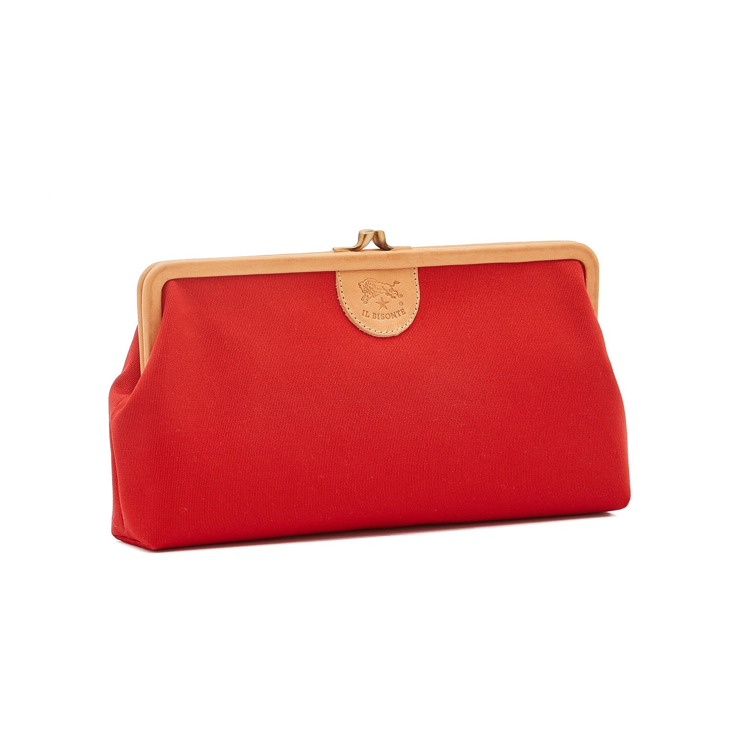 Manuela Canvas Clutch in Red