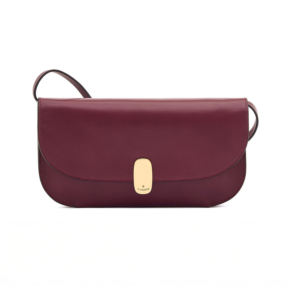 Atelier Clutch Bag in Black Cherry