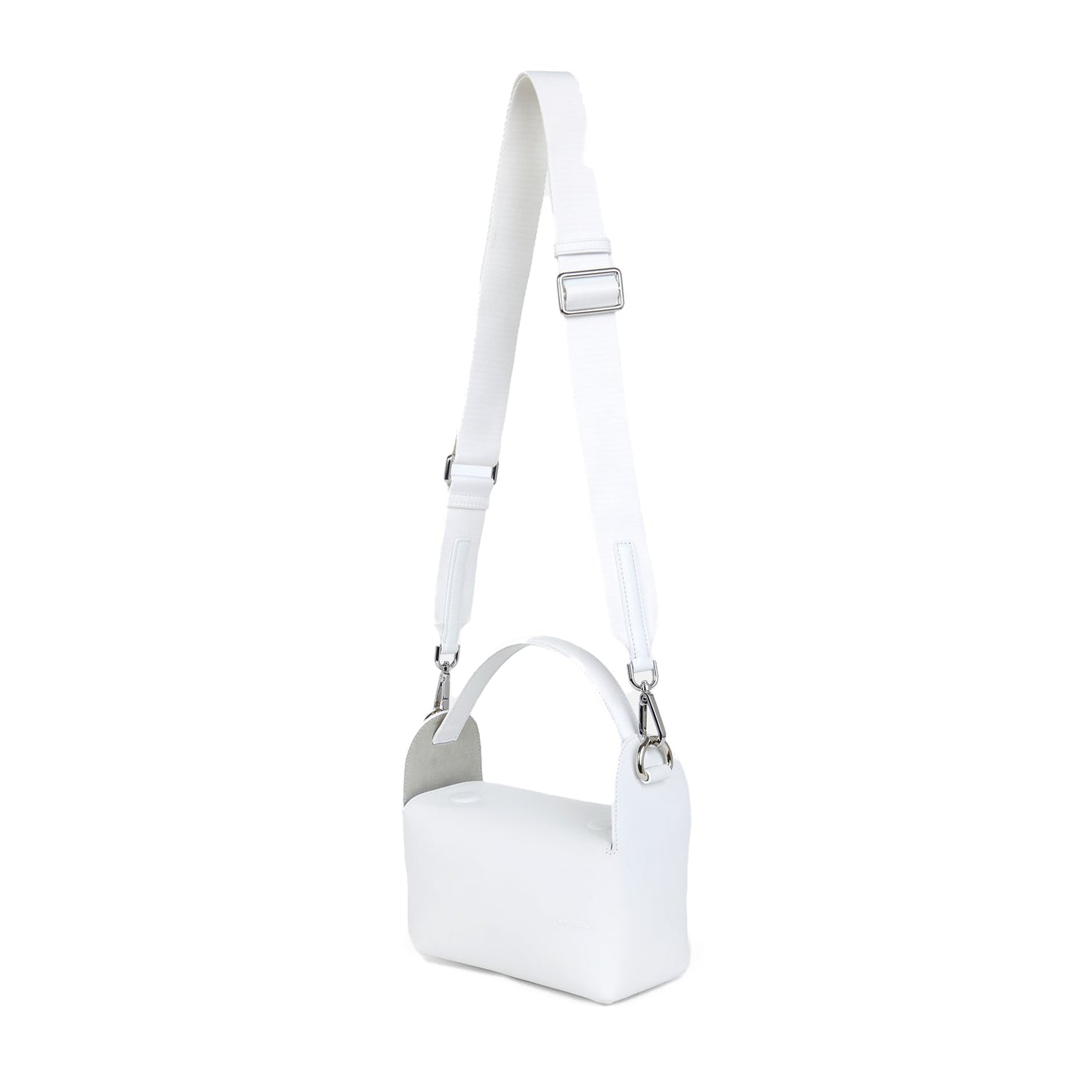 Pastry Box Handbag in Optic White