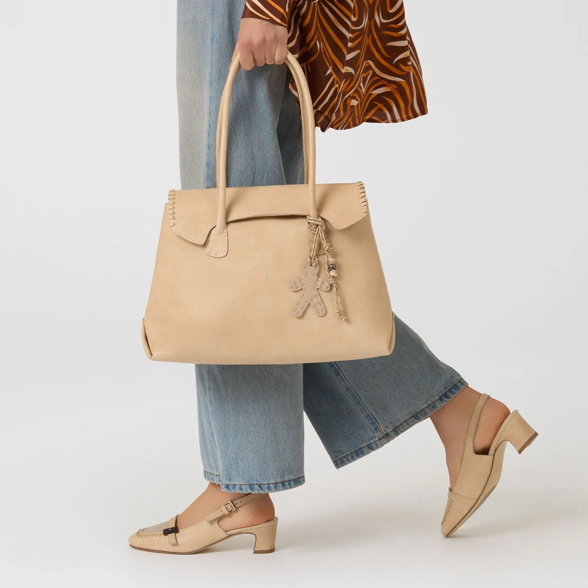 Sienna Handbag in Beige