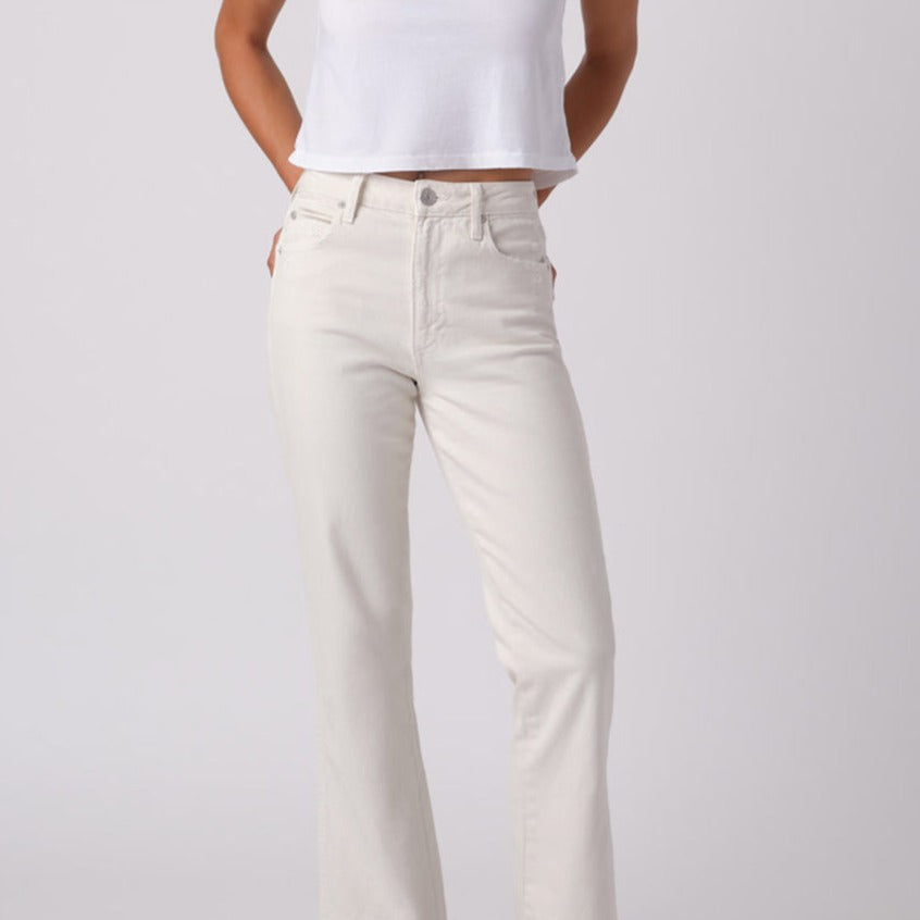 Bella High Rise Jean in White Oak