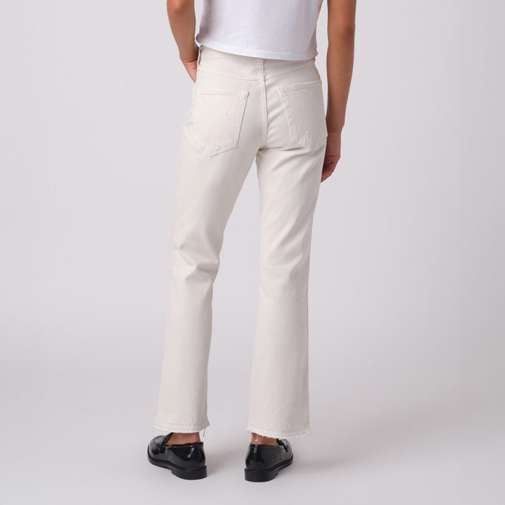 Bella High Rise Jean in White Oak