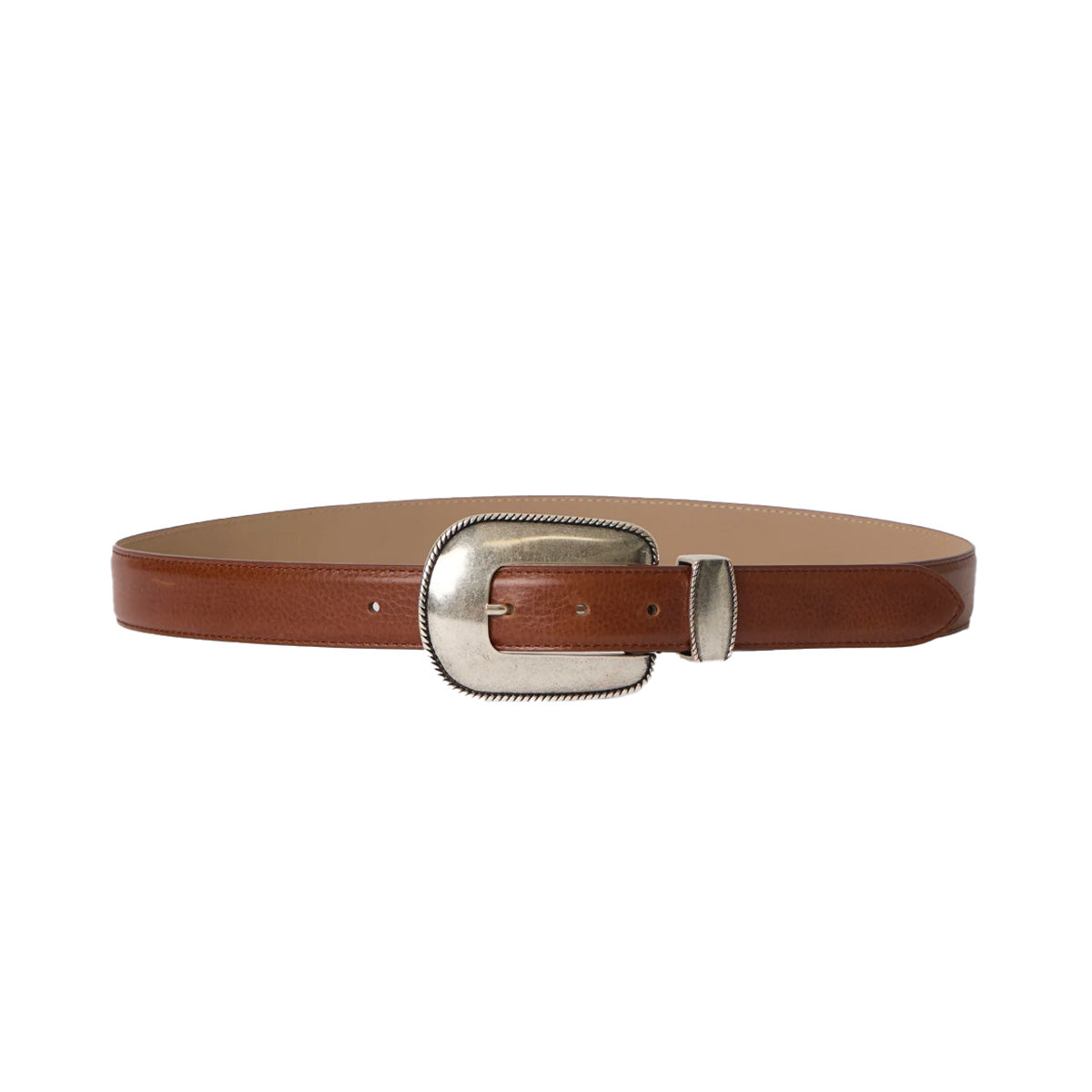 Walker Colt Belt in Cognac and Silver