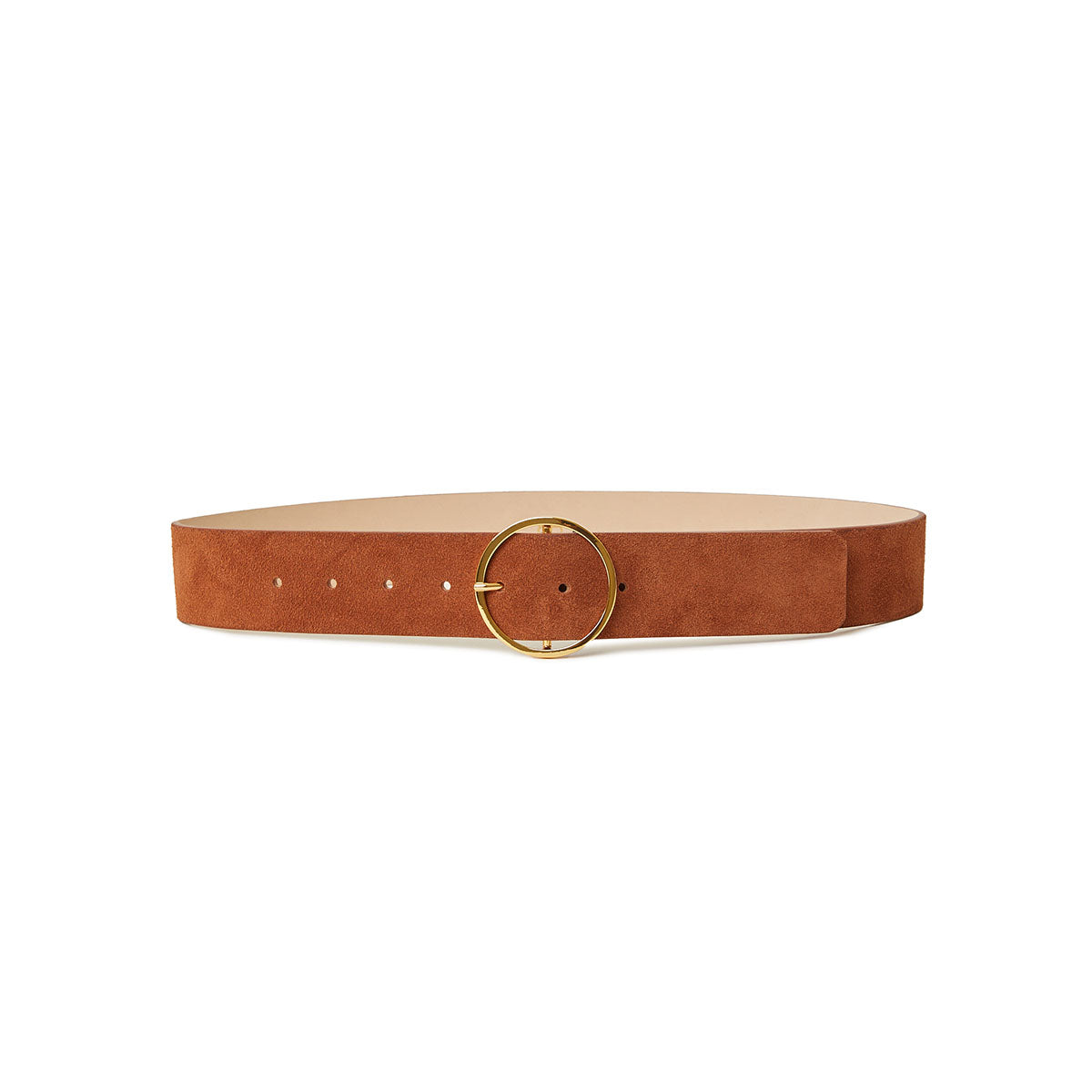 Molly Suede Belt in Camel