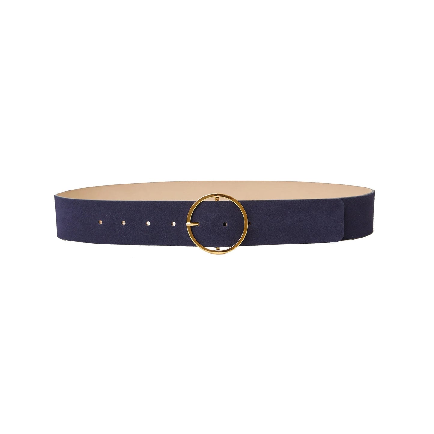 Molly Suede Hip Belt in Navy