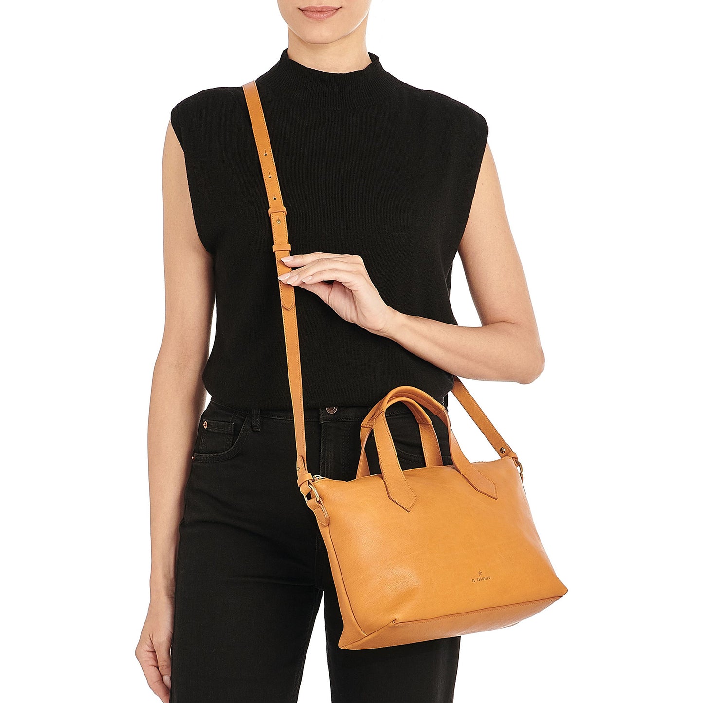 Le Laudi Bag in Natural Leather