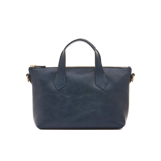 Le Laudi Bag in Blue Leather