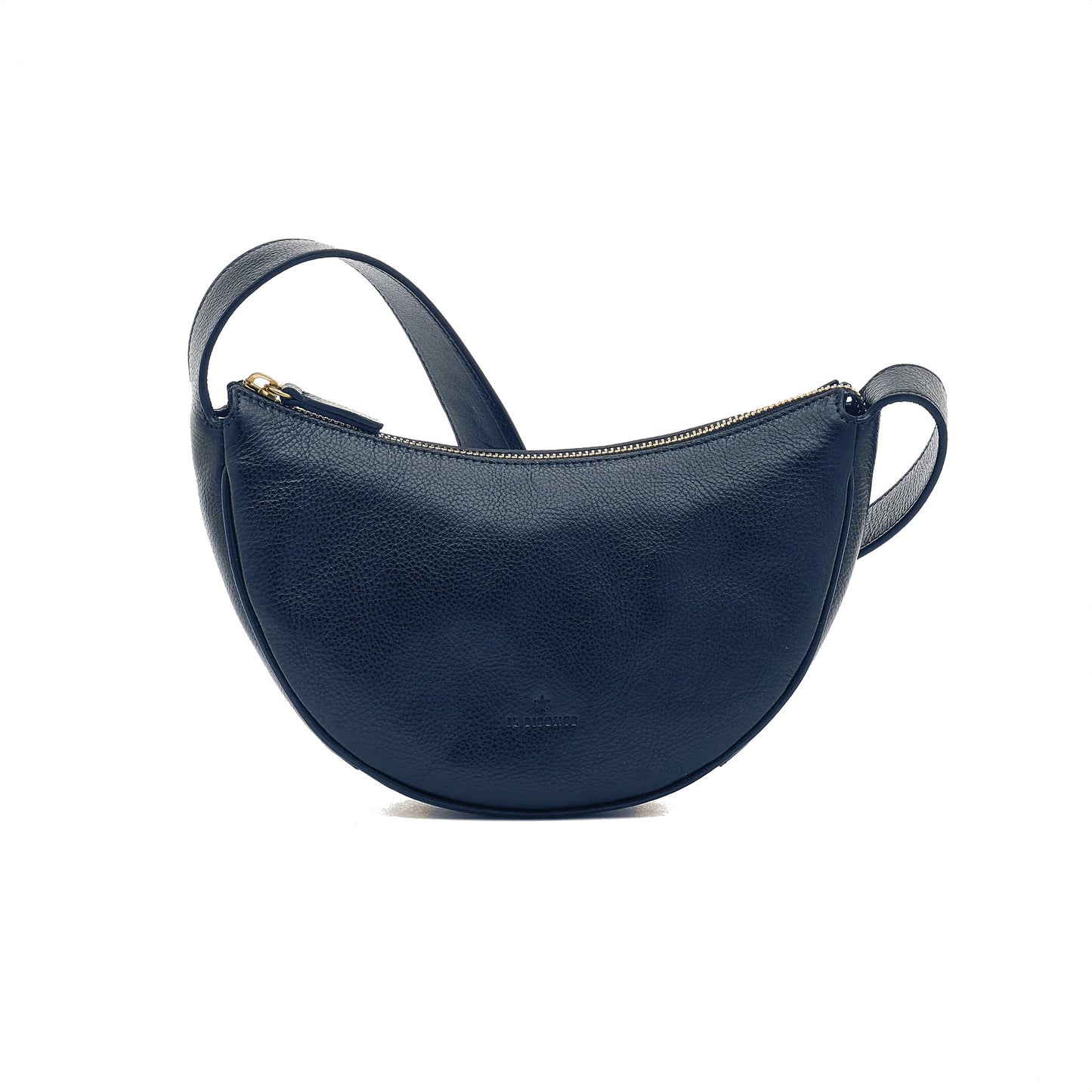 Oliveta Leather Hobo Bag in Blue