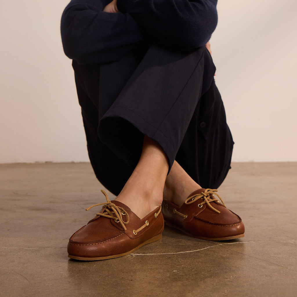 The Boat Loafer in Brown