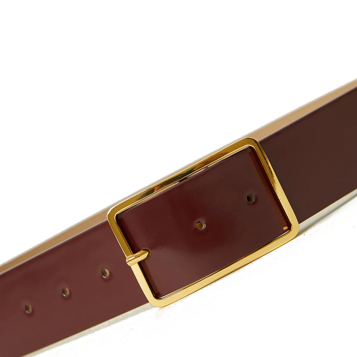 Milla Mod Leather Belt in Chianti