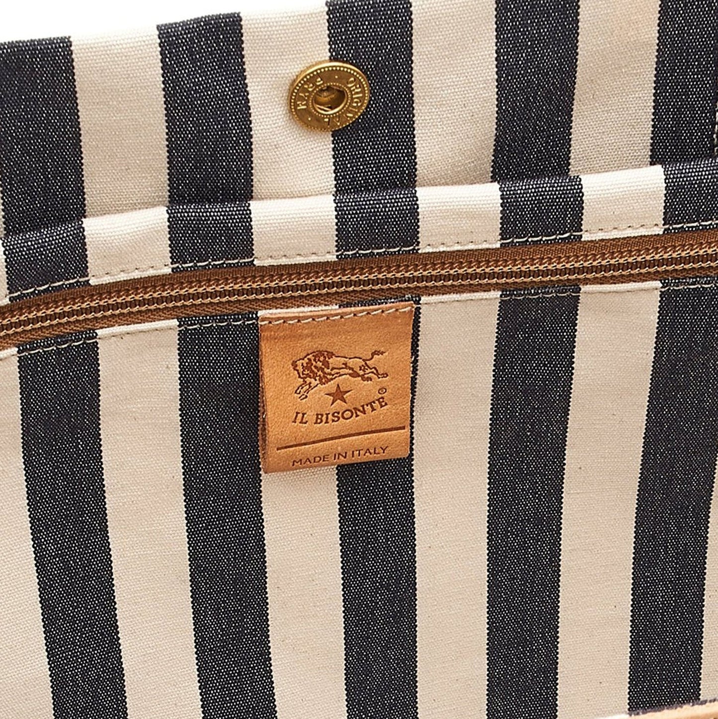 Caramella Large Tote in Blue Stripe