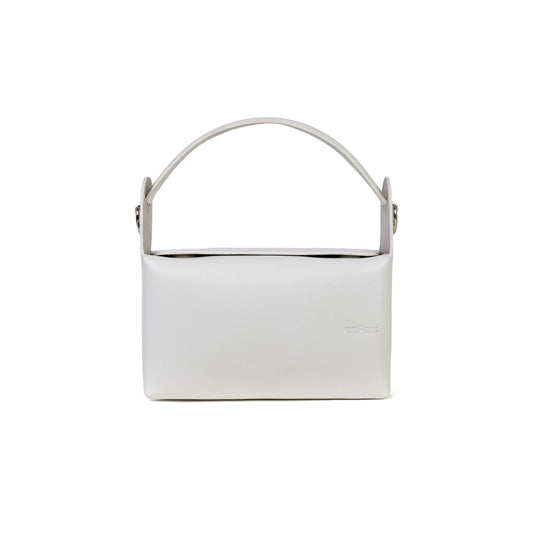 Pastry Box Handbag in Optic White