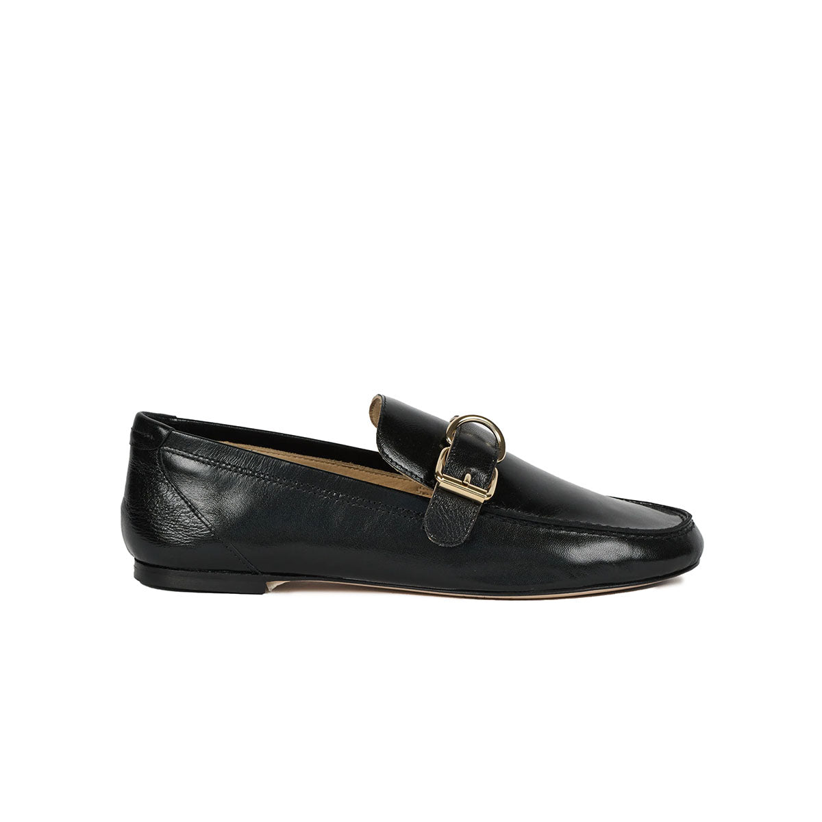 Buckle Loafer in Black