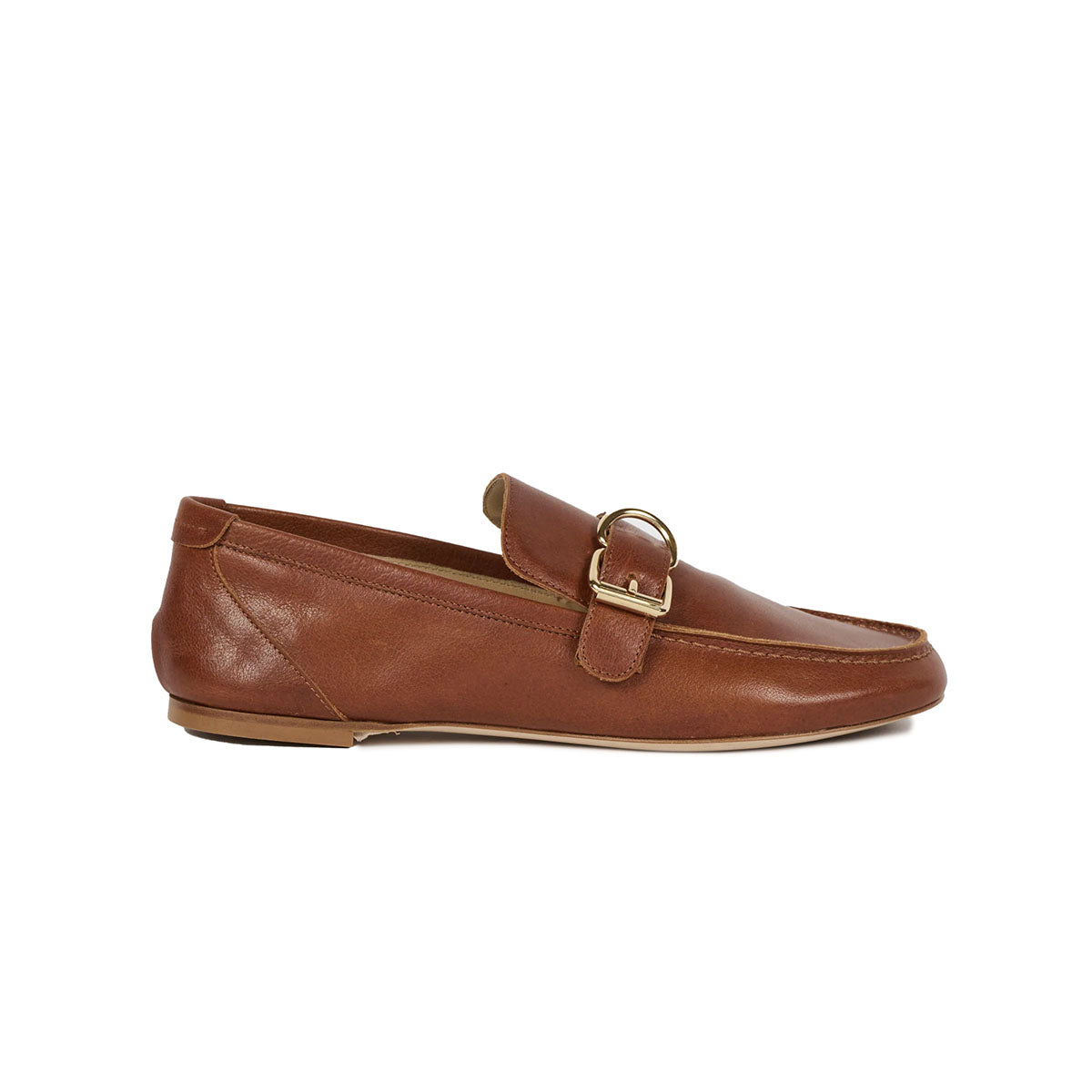 The Buckle Loafer in Brown
