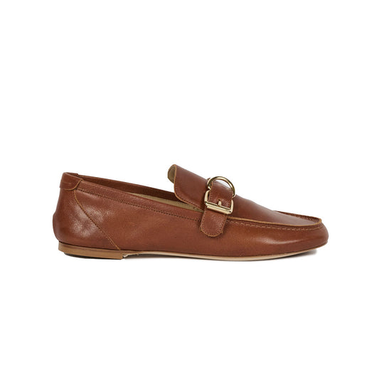 The Buckle Loafer in Brown