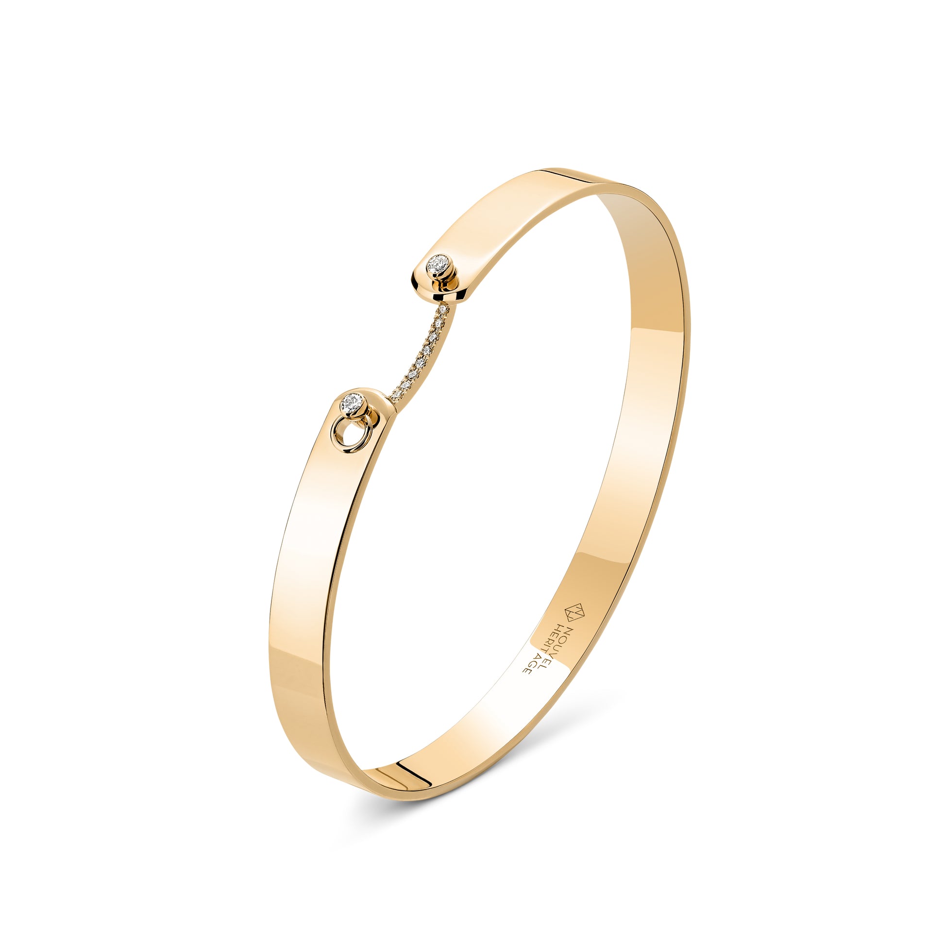 Business Meeting GM Bangle in Yellow Gold