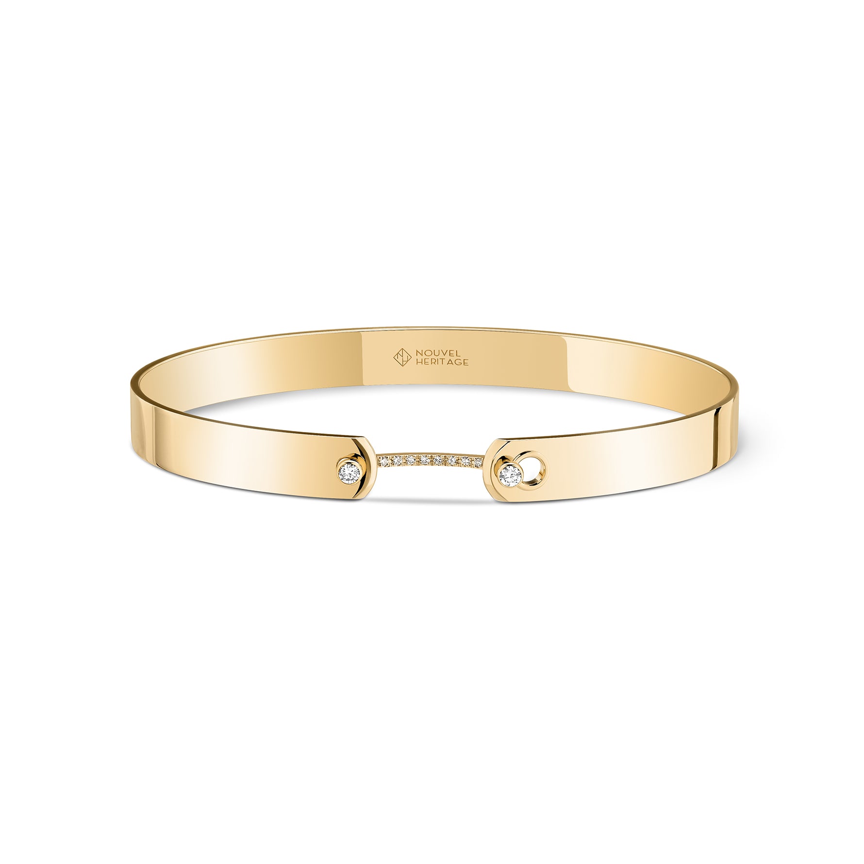 Business Meeting GM Bangle in Yellow Gold