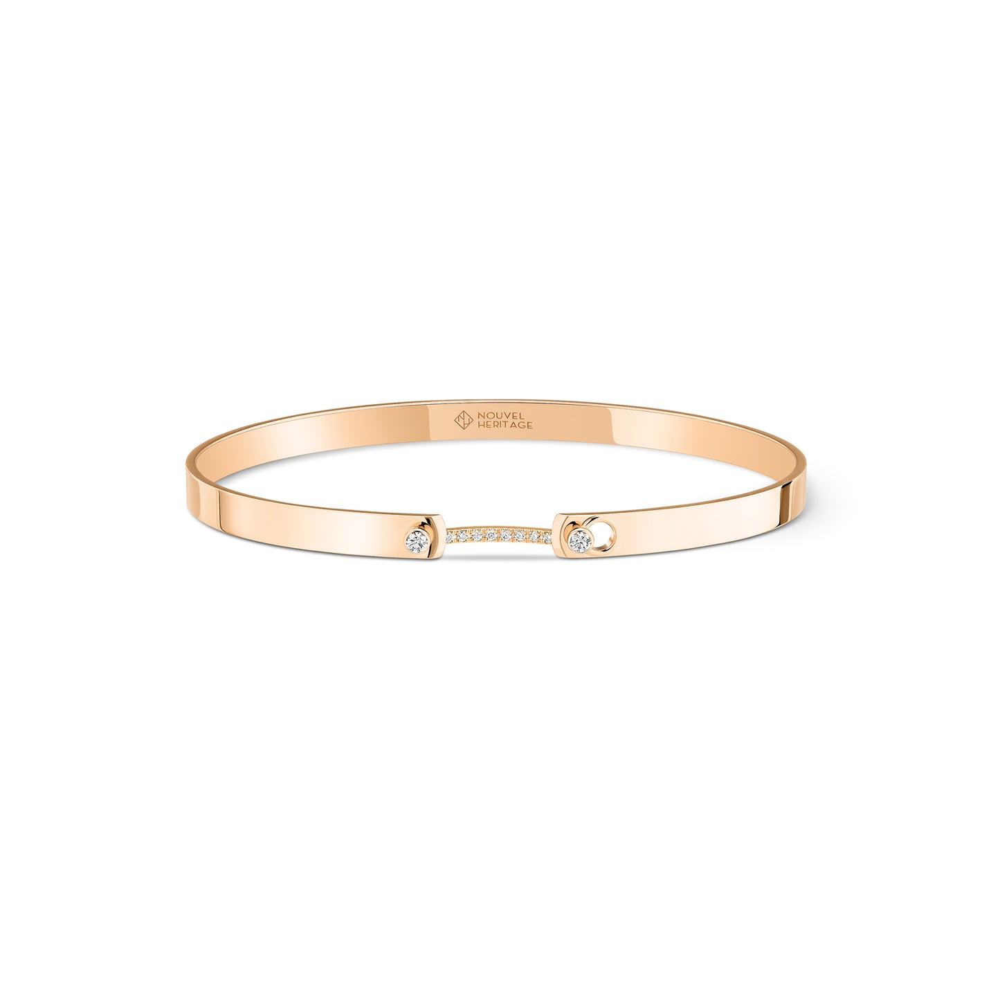 Business Meeting Bangle in Rose Gold