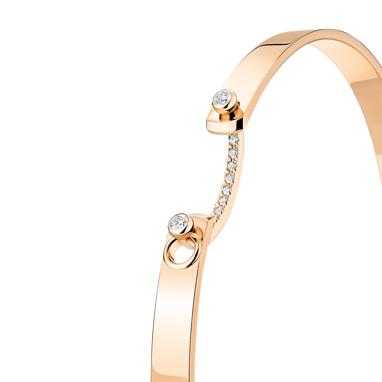 Business Meeting Bangle in Rose Gold