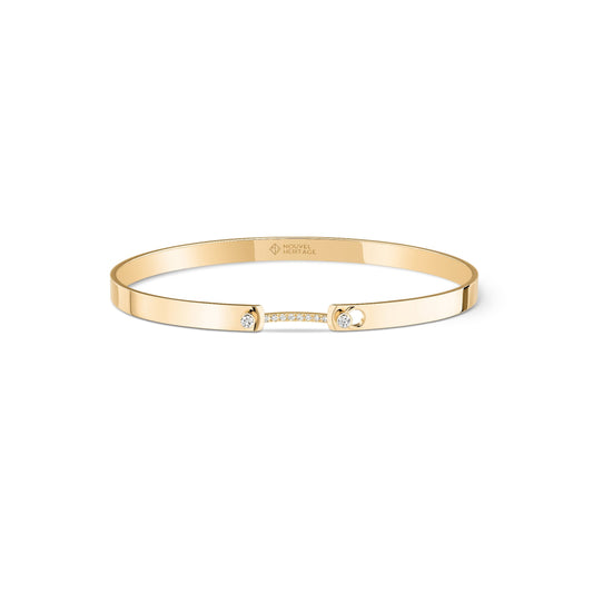 Business Meeting Bangle in Yellow Gold