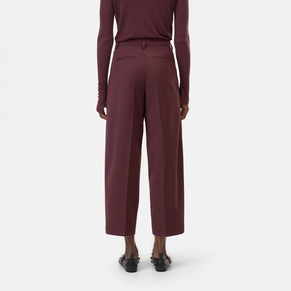 Ruthy Trouser in Dark Raisin