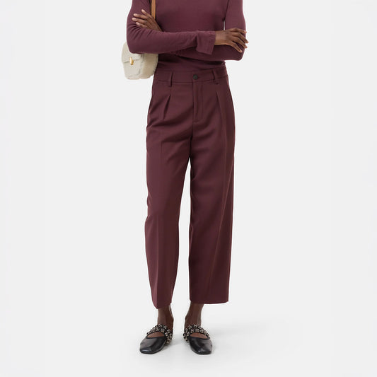 Ruthy Trouser in Dark Raisin