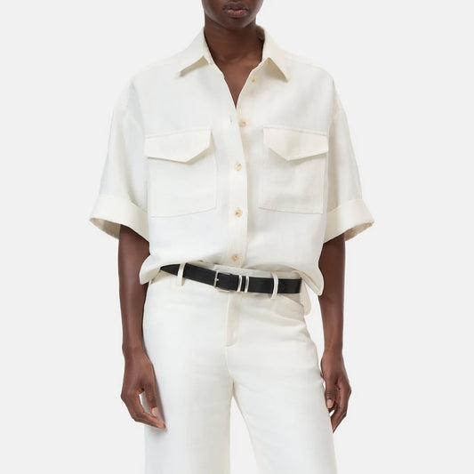 Utility Shirt in Ivory