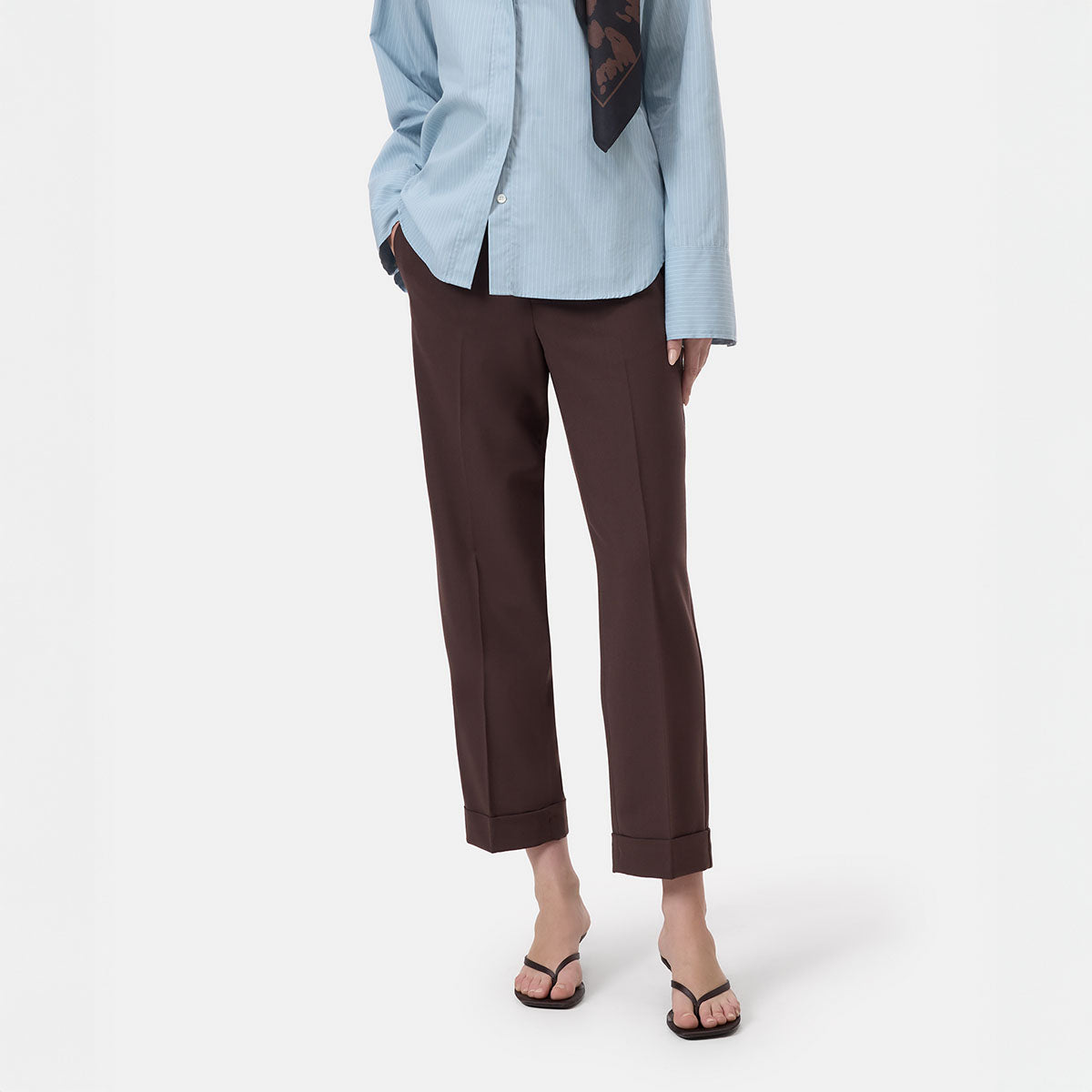 Souki Pant in Mahogany Brown