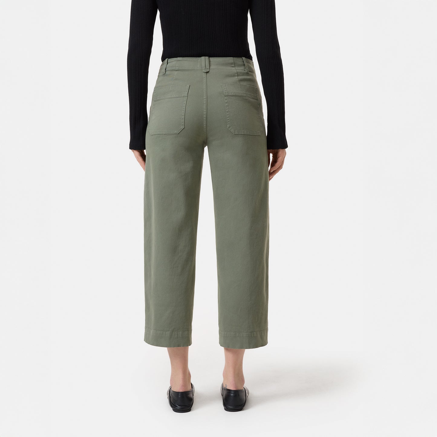 Rovea Straight Leg Pant in Faded Green