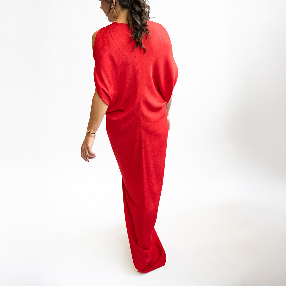 Long Miu Dress in Poppy