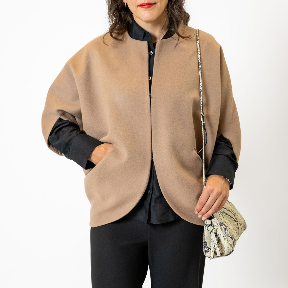 Rio Shrug in Camel