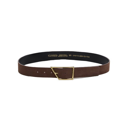 Suede Belt in Espresso