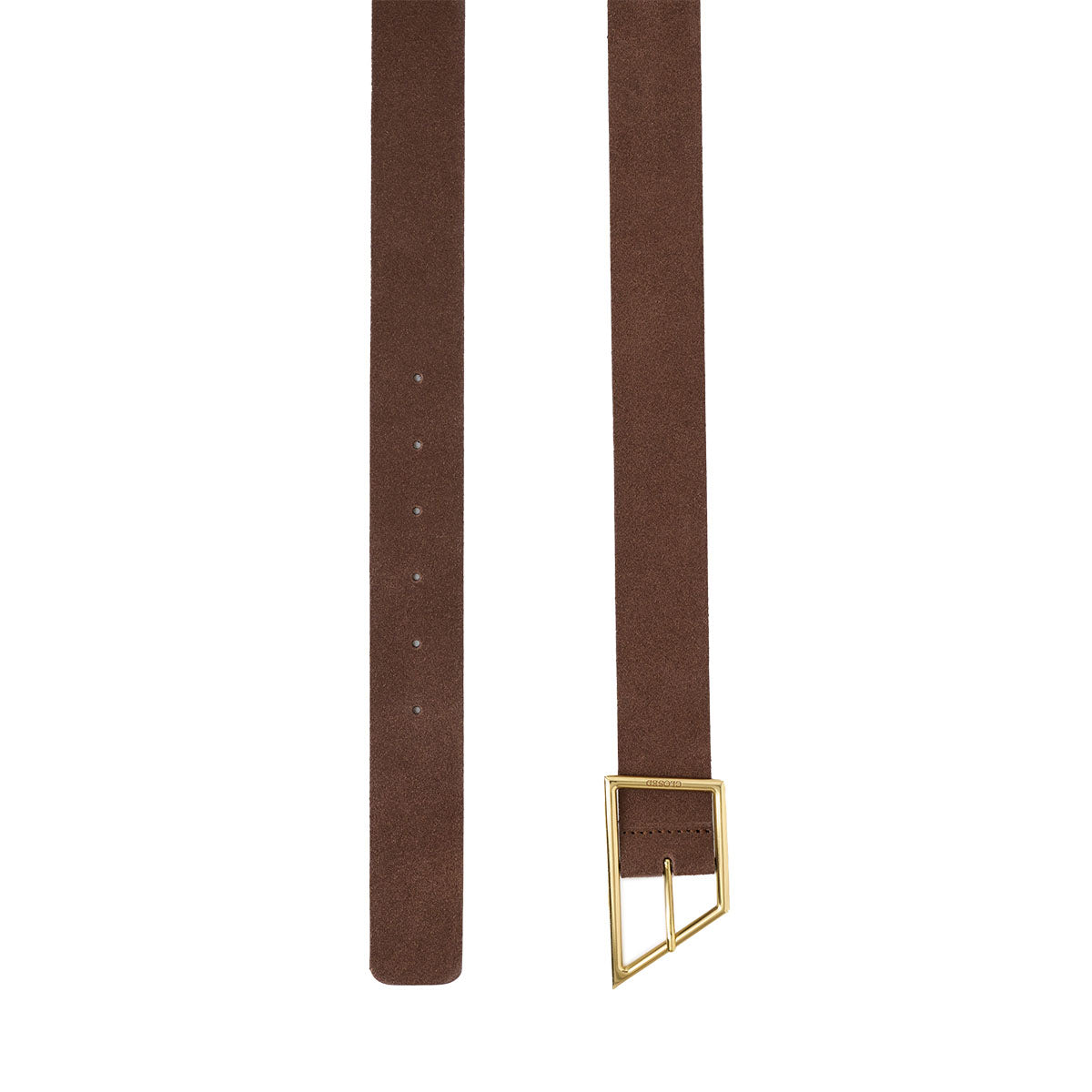 Suede Belt in Espresso