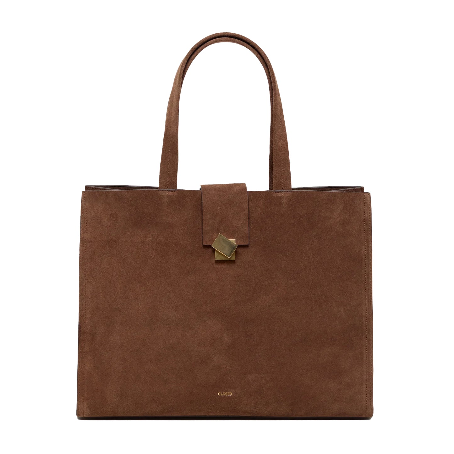 Suede Tote in Arabica Espresso